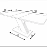 Стол обеденный SIGNAL EXEL D 140 (дуб вотан/серебряный) заказать в интернет магазине по цене 40 571 руб. в Самаре