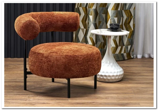 Кресло HALMAR HAZARD корица/черный заказать в интернет магазине по цене 27 511 руб. в Самаре