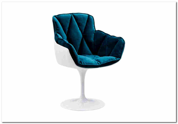Кресло DС-1571D Marin blue fabric 7033-29 заказать в интернет магазине по цене 25 800 руб. в Самаре