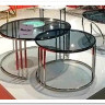 Комплект Halmar MERCURY, 2 стола журнальных (дымчатый) заказать в интернет магазине по цене 45 989 руб. в Самаре