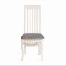 Стул DOLCE мягкое сидение бук, ivory white, велюр Tenerife Ultimate grey заказать в интернет магазине по цене 9 920 руб. в Самаре