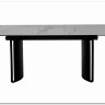 Стол RASMUS 160 TL-45 Белый мрамор, испанская керамика / черный каркас, DISAUR заказать в интернет магазине по цене 95 250 руб. в Самаре