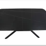 Стол обеденный Signal VECTOR Ceramic 160 (черный/черный) заказать в интернет магазине по цене 79 220 руб. в Самаре