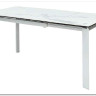 Стол CORNER 120 MATTE STATUARIO Белый мрамор матовый керамика, стекло/ белый каркас заказать в интернет магазине по цене 59 400 руб. в Самаре