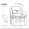 Кресло HALMAR LORIS бежевый заказать в интернет магазине по цене 54 238 руб. в Самаре