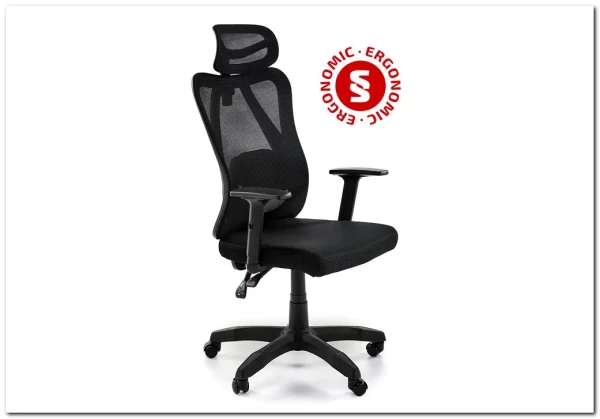 Кресло компьютерное Halmar RAMOS (черный) заказать в интернет магазине по цене 18 404 руб. в Самаре