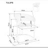 Стул кухонный Signal Tulipe Velvet Bluvel 22 (светло-бежевый/золотой) заказать в интернет магазине по цене 30 928 руб. в Самаре