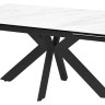 Стол BELLUNO 160 MARBLES KL-99 Белый мрамор матовый, итальянская керамика/ черный каркас заказать в интернет магазине по цене 124 150 руб. в Самаре