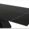 Стол обеденный Signal DIUNA CERAMIC раскладной (черный мат) заказать в интернет магазине по цене 130 528 руб. в Самаре