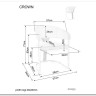 Стул кухонный Signal Crown Velvet Bluvel 28 (бежевый/золотой) заказать в интернет магазине по цене 30 928 руб. в Самаре