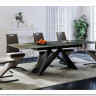 Стол обеденный Signal WESTIN Ceramic 160 раскладной (бирюзовый Ossido Verde/черный мат) заказать в интернет магазине по цене 152 669 руб. в Самаре