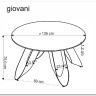 Стол обеденный Halmar GIOVANI 135 (зеленый мрамор/черный) заказать в интернет магазине по цене 72 936 руб. в Самаре