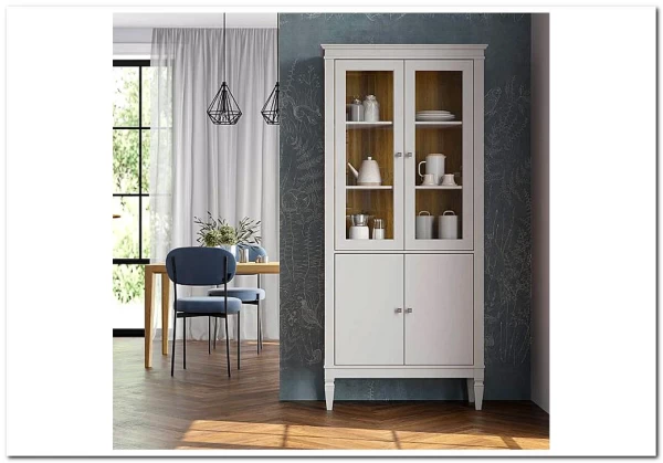 Шкаф для посуды Ольса-С 220 из массива сосны заказать в интернет магазине по цене 46 397 руб. в Самаре