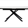 Стол RIVOLI 140 MATT WHITE MARBLE SOLID CERAMIC / BLACK заказать в интернет магазине по цене 74 900 руб. в Самаре