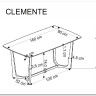 Стол обеденный Halmar CLEMENTE 160 (белый мрамор/золотой) заказать в интернет магазине по цене 70 559 руб. в Самаре