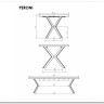 Стол обеденный Halmar PERONI 100 раскладной (дуб золотой/черный) заказать в интернет магазине по цене 86 595 руб. в Самаре