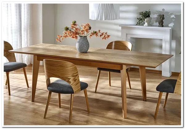 Стол обеденный Halmar EDMONDO 160 раскладной (дуб) заказать в интернет магазине по цене 104 586 руб. в Самаре