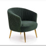 Кресло CROWN  Halmar (темно-зеленый/золотой) заказать в интернет магазине по цене 30 381 руб. в Самаре