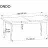 Стол обеденный Halmar EDMONDO 160 раскладной (дуб/черный) заказать в интернет магазине по цене 108 460 руб. в Самаре