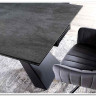 Стол обеденный Signal SALVADORE Ceramic 180 раскладной (серый мрамор/черный мат) заказать в интернет магазине по цене 143 312 руб. в Самаре