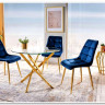 Стул кухонный Signal CHIC Velvet Bluvel 78 (зеленый/золотой) заказать в интернет магазине по цене 10 726 руб. в Самаре