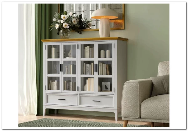 Шкаф для посуды Квадро-С 42 из массива сосны заказать в интернет магазине по цене 54 605 руб. в Самаре