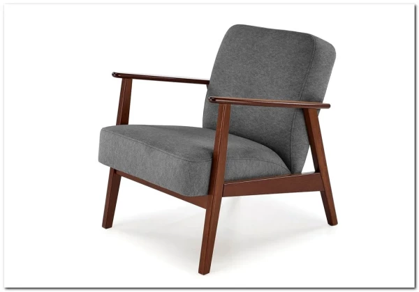 Кресло Halmar MILANO 1S tap. Castel 93 (серый) заказать в интернет магазине по цене 33 355 руб. в Самаре