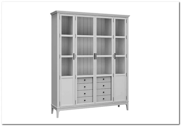 Шкаф для книг Квадро-С 422С/04 из массива сосны заказать в интернет магазине по цене 93 269 руб. в Самаре