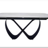 Стол обеденный Signal INFINITY Ceramic 160 раскладной (Nature Cloud белый/черный) заказать в интернет магазине по цене 209 327 руб. в Самаре