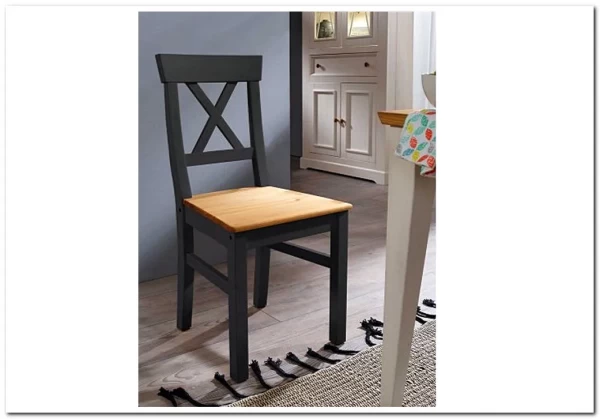 Стул Форест серый 7012/бейц-масло по цене 6 791 руб. в магазине Другая Мебель в Самаре