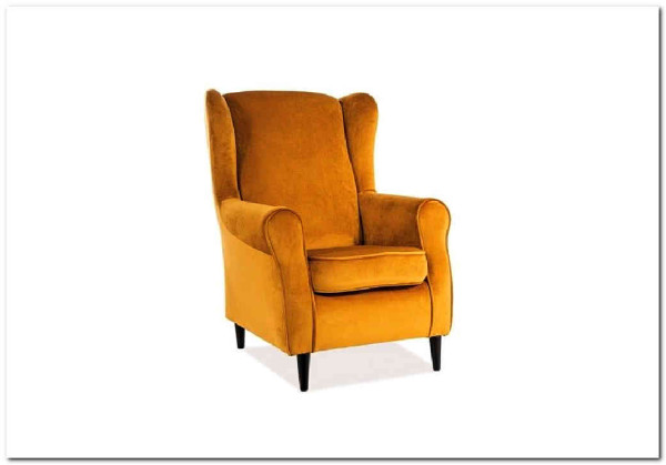 Кресло BARON Velvet Bluvel 68  Signal (карри) заказать в интернет магазине по цене 47 283 руб. в Самаре