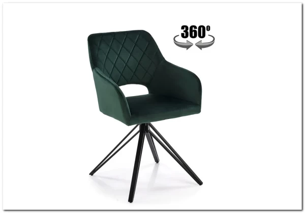 Стул кухонный Halmar K535 (зеленый/черный) заказать в интернет магазине по цене 13 851 руб. в Самаре