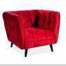 Кресло Signal CASTELLO 1 Velvet Bluvel 59 (бордовый) заказать в интернет магазине по цене 66 434 руб. в Самаре