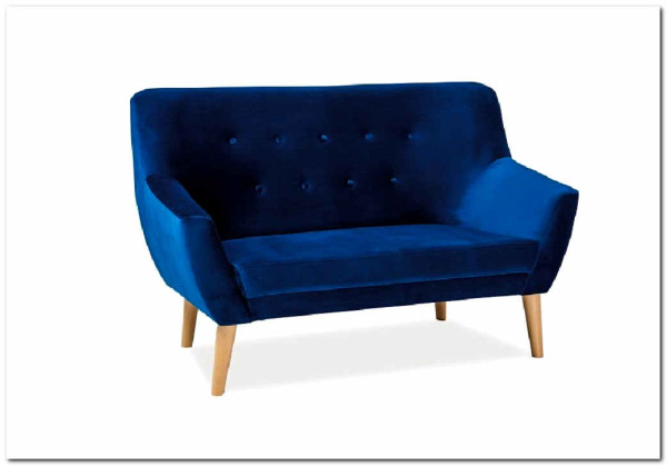 Диван Signal NORDIC 2 Velvet Bluvel 86 синий заказать в интернет магазине по цене 54 053 руб. в Самаре