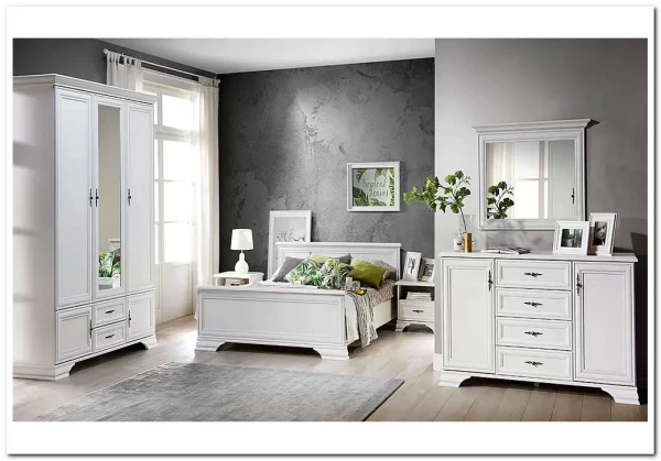 Мебель для спальни Кентаки БРВ белая заказать в интернет магазине по цене 140 150 руб. в Самаре
