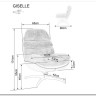 Кресло SIGNAL GISELLE (черный/черный/черный мат) заказать в интернет магазине по цене 42 142 руб. в Самаре