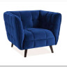 Кресло CASTELLO 1 Velvet Bluvel 86  Signal (темно-синий) заказать в интернет магазине по цене 66 434 руб. в Самаре