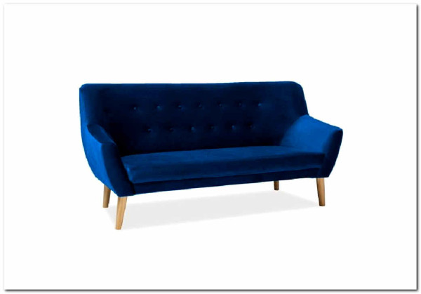 Диван Signal NORDIC 3 Velvet Bluvel 86 синий заказать в интернет магазине по цене 67 577 руб. в Самаре