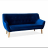 Диван Signal NORDIC 3 Velvet Bluvel 86 синий заказать в интернет магазине по цене 67 577 руб. в Самаре