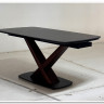 Стол BLANCO 160 MATT BLACK MARBLE SOLID CERAMIC / Орех, DISAUR заказать в интернет магазине по цене 102 000 руб. в Самаре