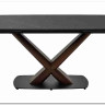 Стол BLANCO 160 MATT BLACK MARBLE SOLID CERAMIC / Орех, DISAUR заказать в интернет магазине по цене 102 000 руб. в Самаре