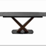 Стол BLANCO 160 MATT BLACK MARBLE SOLID CERAMIC / Орех, DISAUR заказать в интернет магазине по цене 102 000 руб. в Самаре