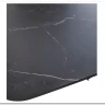 Стол BLANCO 160 MATT BLACK MARBLE SOLID CERAMIC / Орех, DISAUR заказать в интернет магазине по цене 106 800 руб. в Самаре