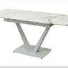 Стол ALATRI 120 GLOSS STATUARIO WHITE SINTERED STONE / WHITE заказать в интернет магазине по цене 79 600 руб. в Самаре