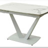 Стол ALATRI 120 GLOSS STATUARIO WHITE SINTERED STONE / WHITE заказать в интернет магазине по цене 79 600 руб. в Самаре