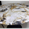 Стол TERAMO 135 GLOSS GRAND JADE SOLID CERAMIC, керамика, поворотн.механизм / Черный каркас, DISAUR заказать в интернет магазине по цене 56 970 руб. в Самаре