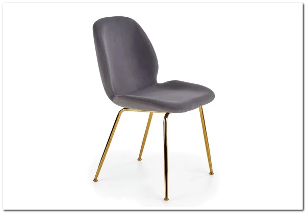 Стул кухонный Halmar K381 (серый/золотой) заказать в интернет магазине по цене 13 416 руб. в Самаре