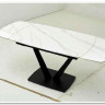 Стол ALATRI 120 MATT WHITE MARBLE SINTERED STONE / BLACK заказать в интернет магазине по цене 75 200 руб. в Самаре