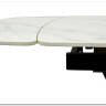 Стол ALATRI 120 MATT WHITE MARBLE SINTERED STONE / BLACK заказать в интернет магазине по цене 75 200 руб. в Самаре