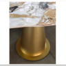 Стол TERAMO 135 GLOSS GRAND JADE SOLID CERAMIC, керамика, поворотн.механизм / Бронзовый, DISAUR заказать в интернет магазине по цене 63 810 руб. в Самаре